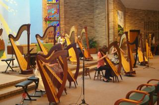 harp and piano lessons Arlington Heights, IL Suzuki trained 